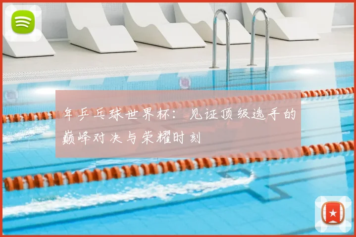 年乒乓球世界杯：见证顶级选手的巅峰对决与荣耀时刻